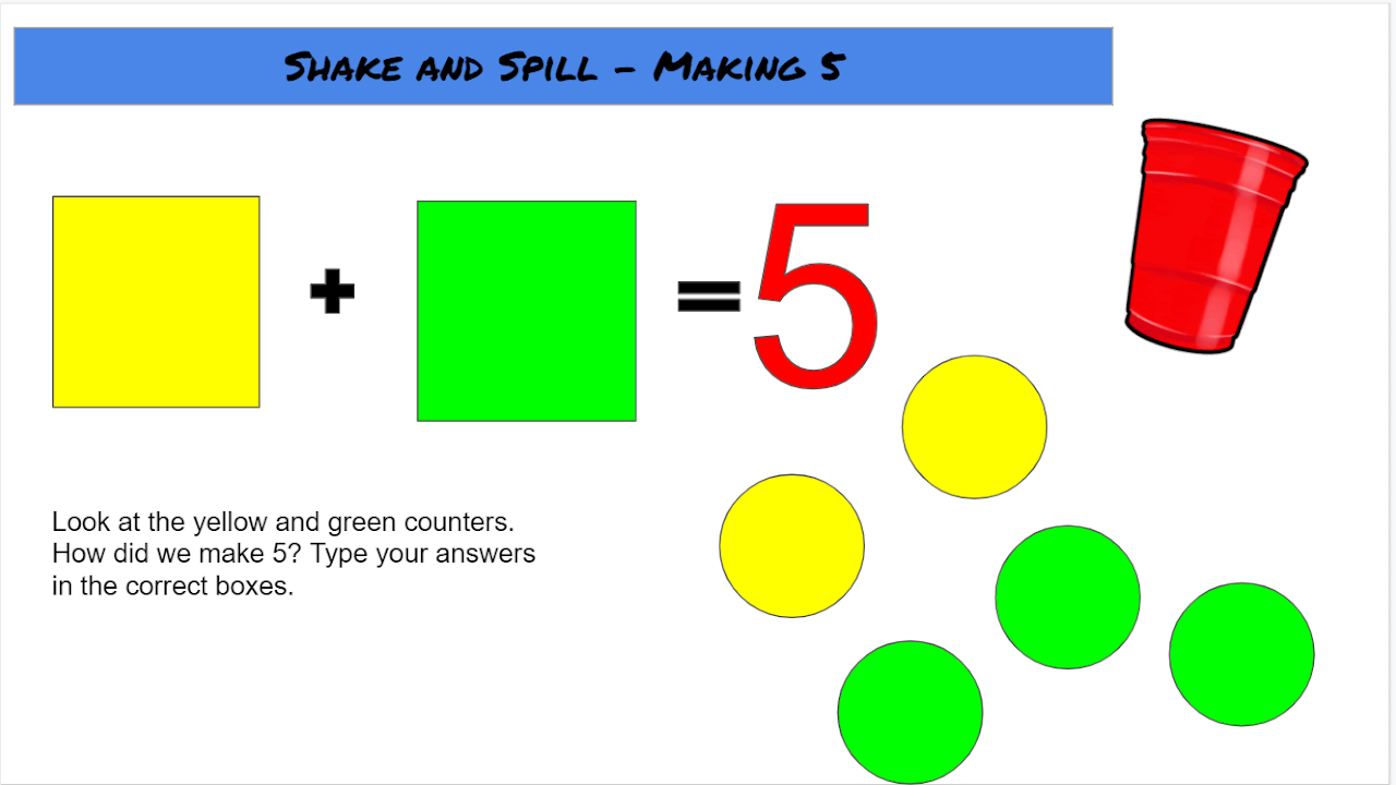 Roll the Shape Man 1 and 2 Dice – Top Teacher